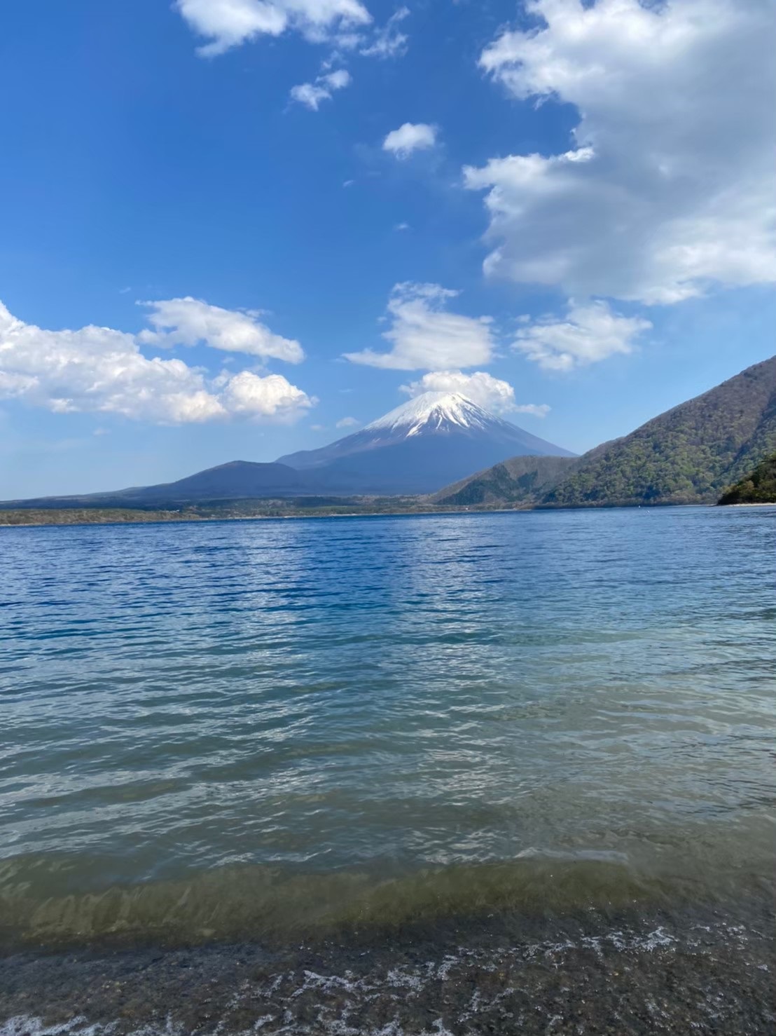 富士山と本栖湖