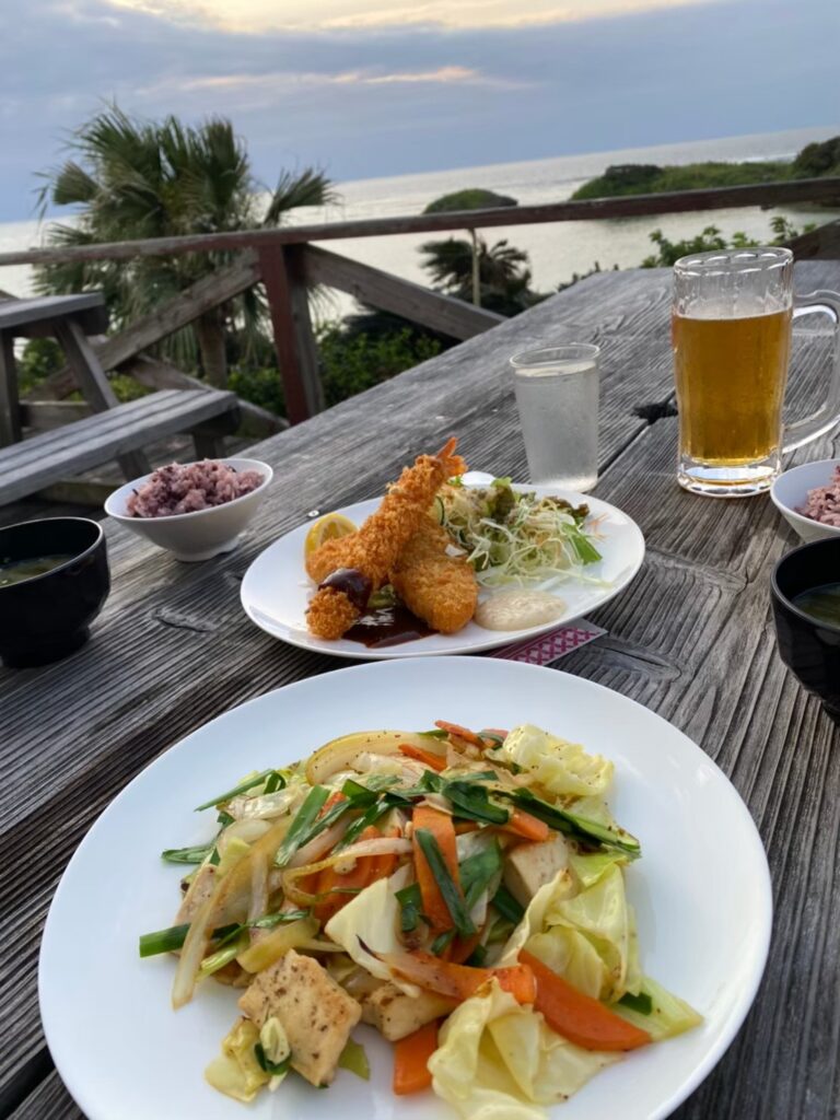 星の砂での定食