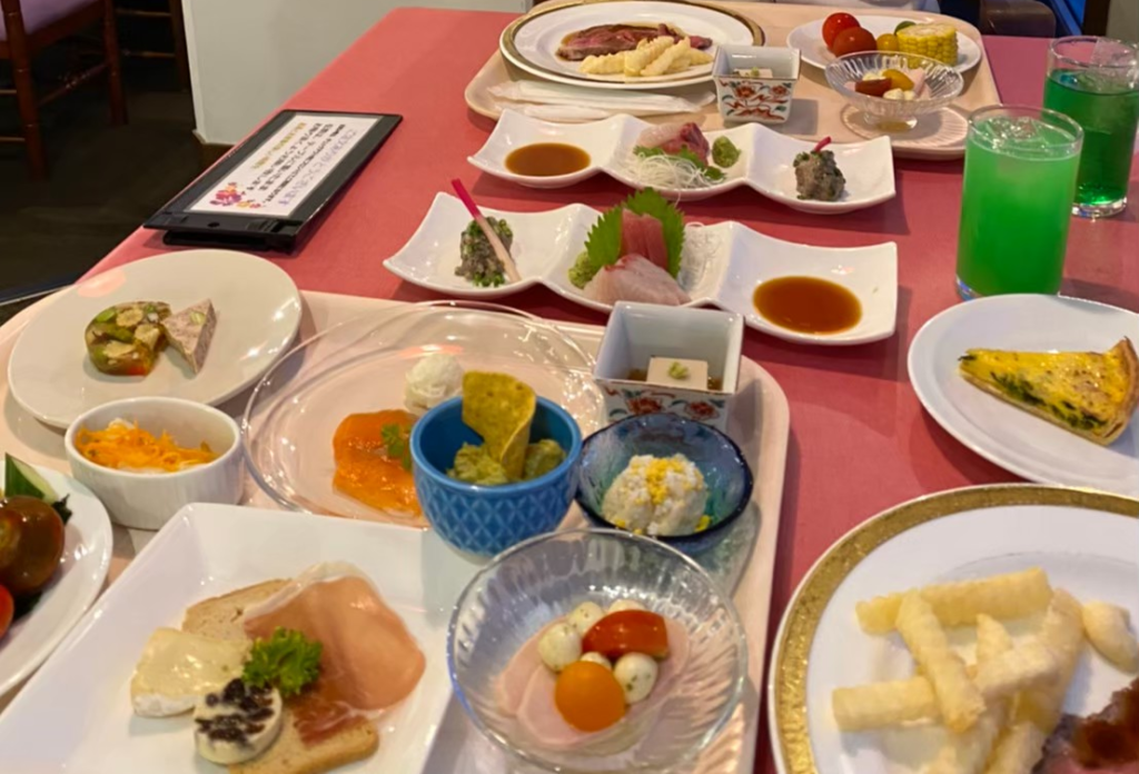 館山リゾートホテルの料理