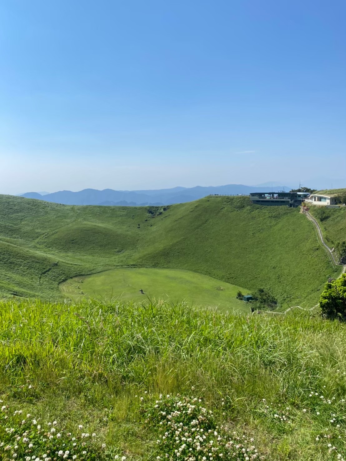 大室山の火口