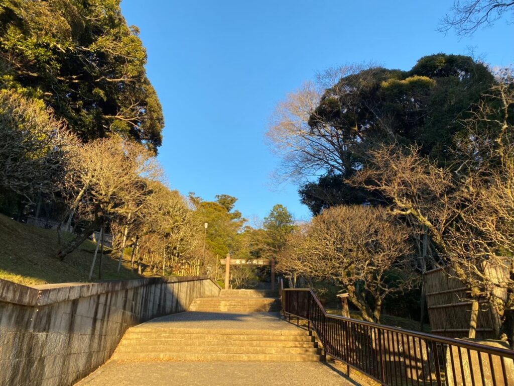 新勝寺の公園