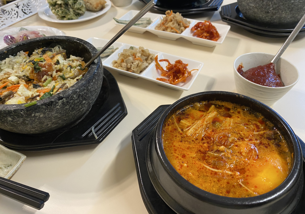 プチホテルアイランドの食事(韓国料理)