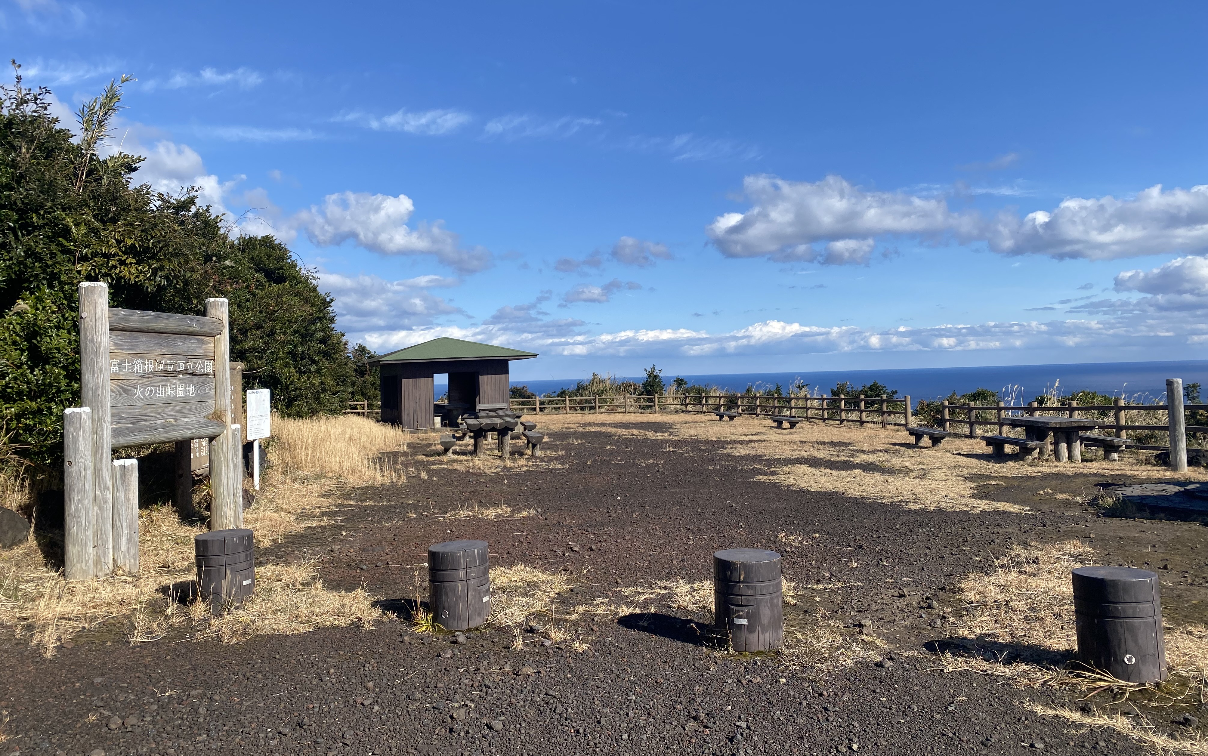 火の山峠展望台入口