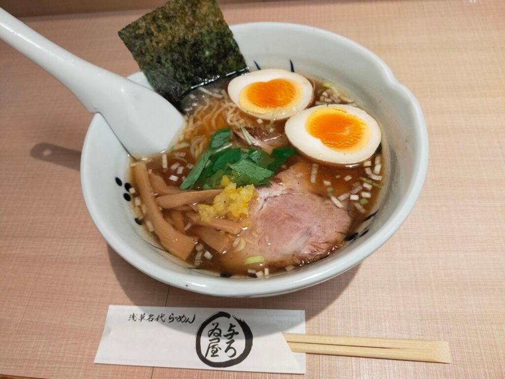 ラーメン卵付き