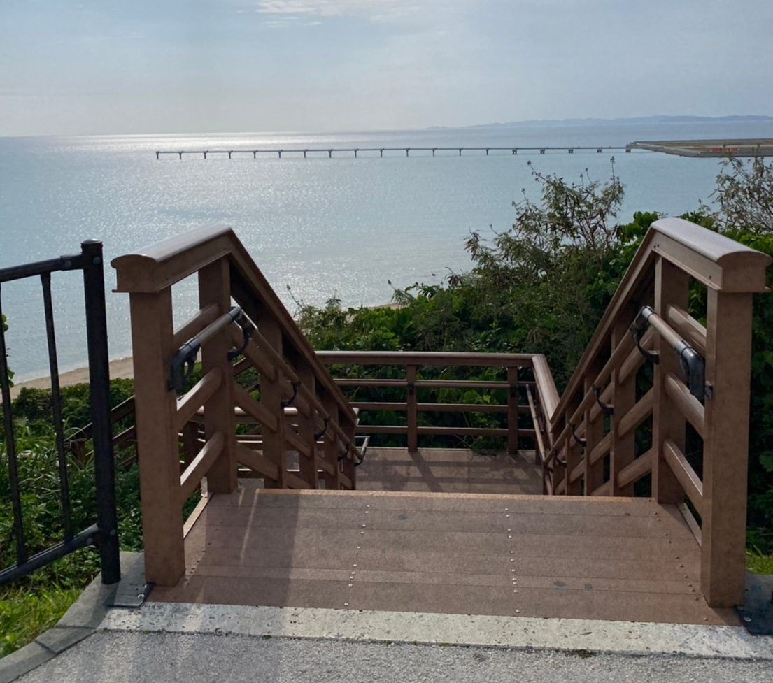 サンセットパークからの海側の景色