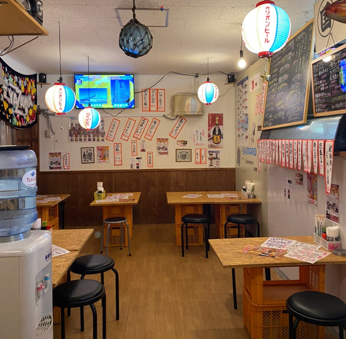 魚久の店の中