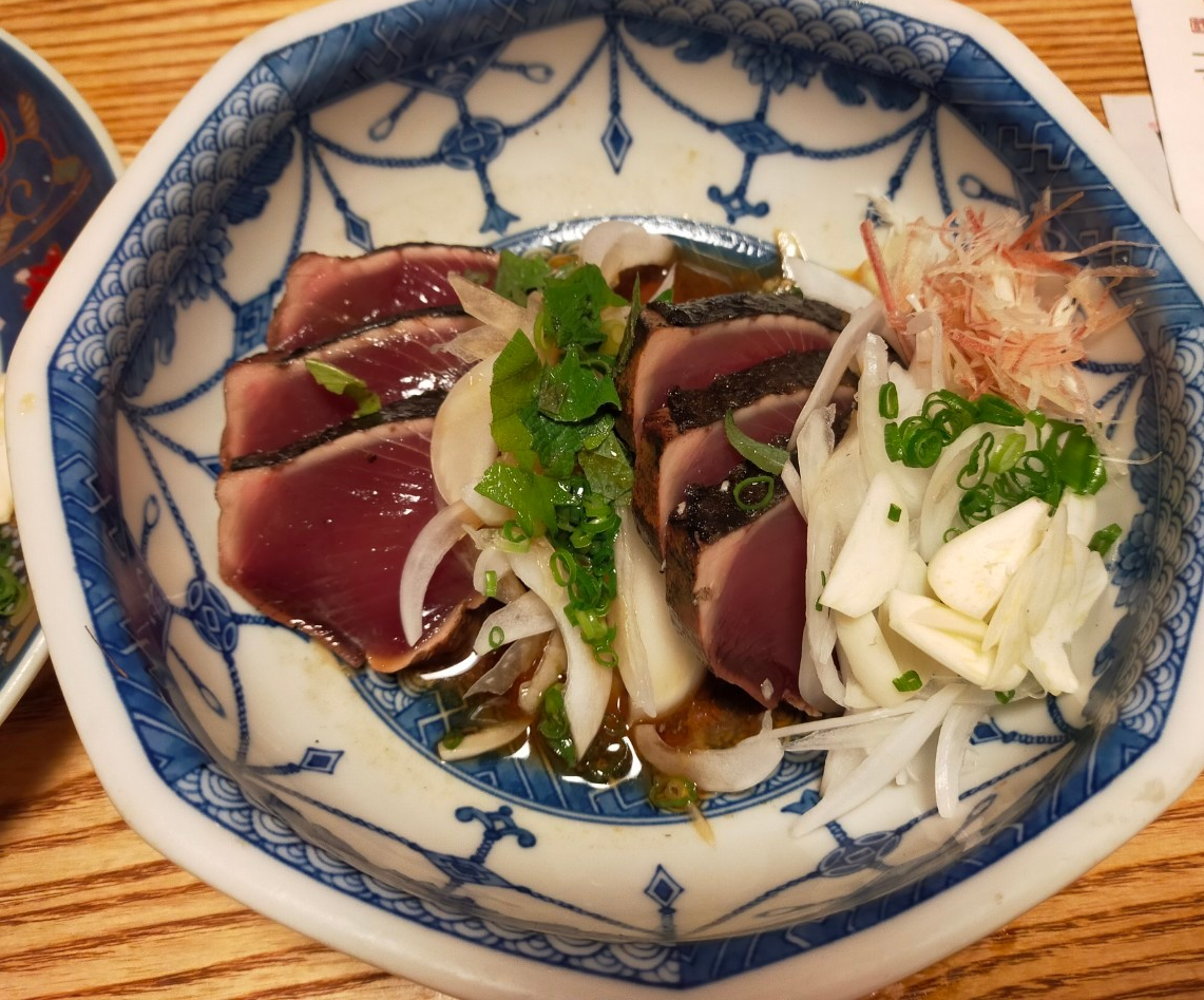 明神丸の鰹のたたき
