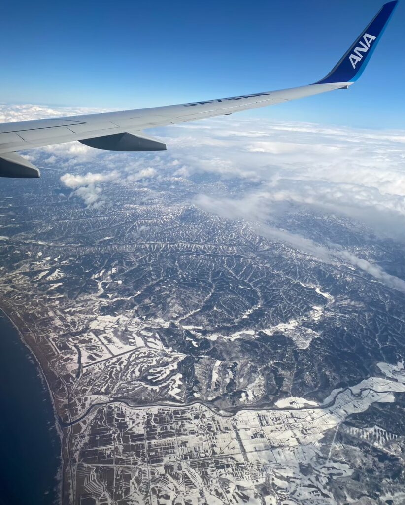 北海道上空