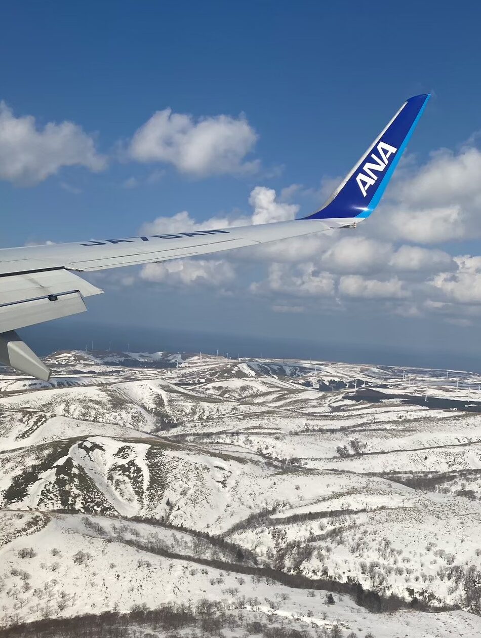 北海道上空
