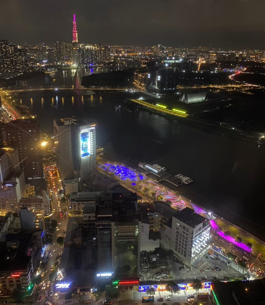 サイゴンスカイデッキからの夜景