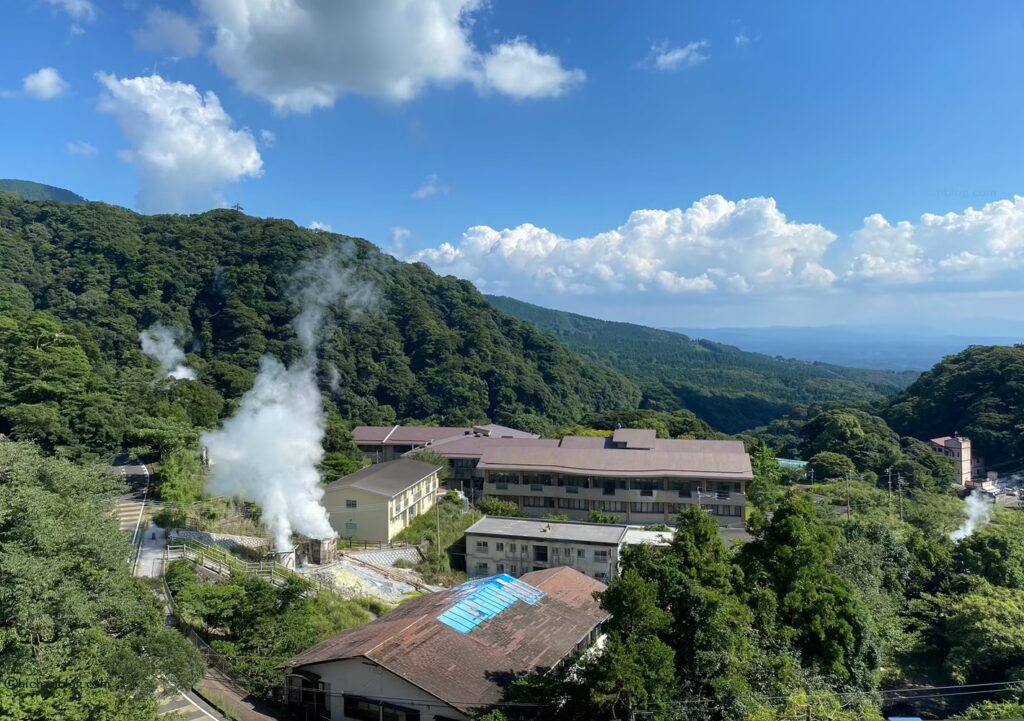 霧島国際ホテルからの風景