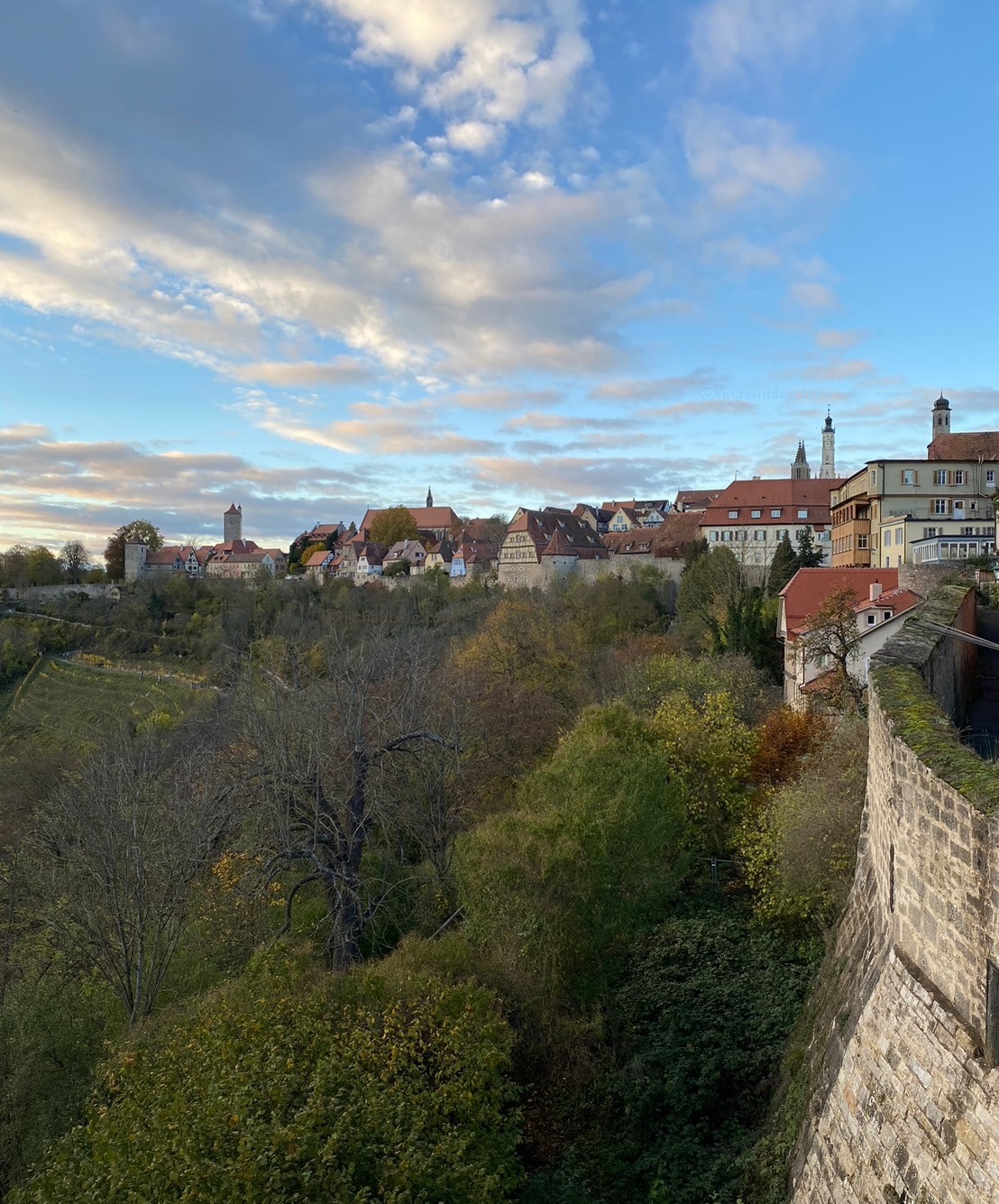 ローテンブルグの街並み