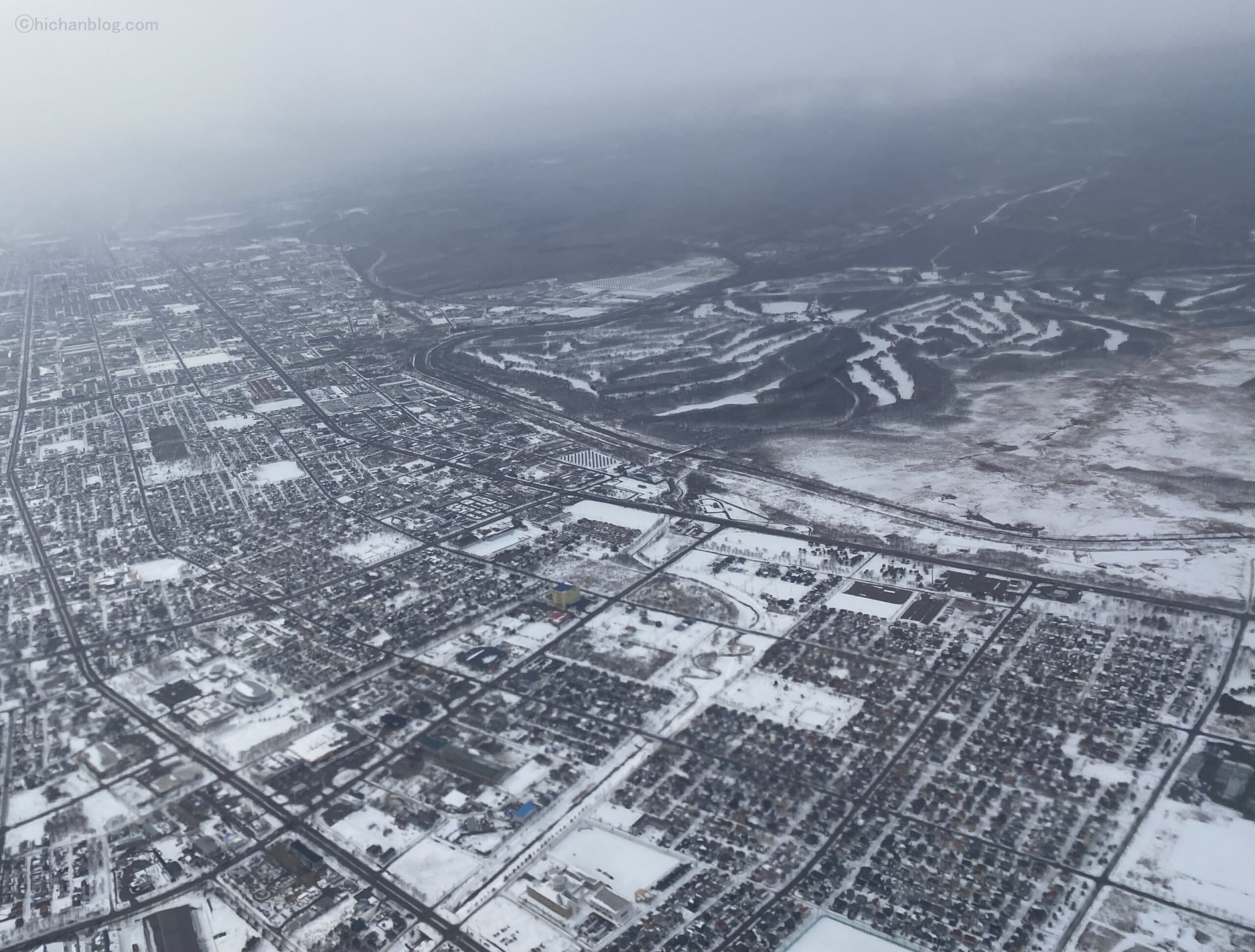 北海道の雪景色