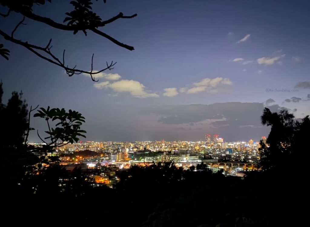 末吉宮からの夜景