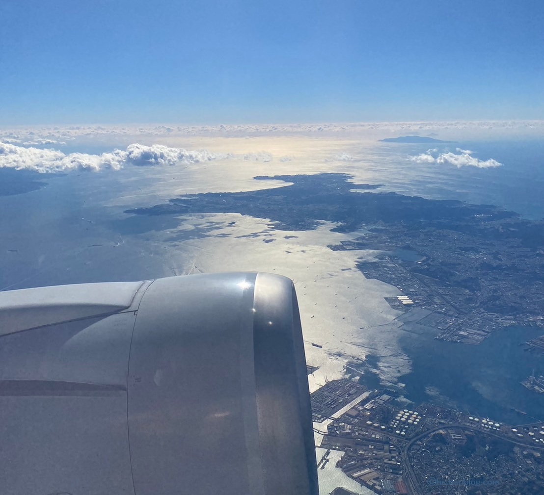 飛行機からの風景